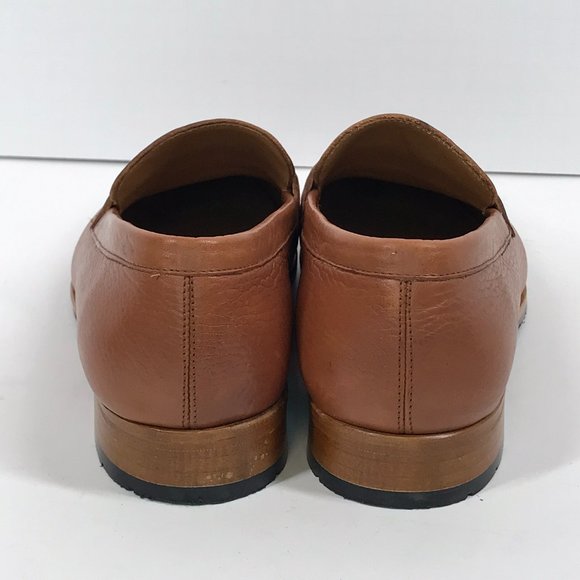 Quero Leather Handmade Shoes The Madison Glove Brown Pattered Loafer